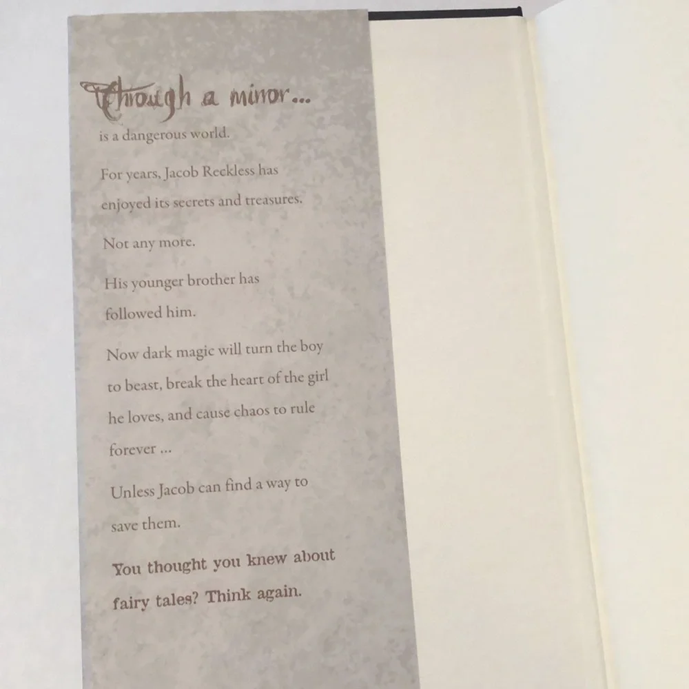 Reckless by Cornelia Funke Hardcover w/ Dust Jacket 352 pages Original 2010